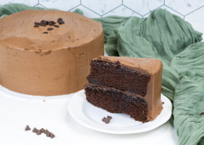 Chocolate Cake with Chocolate Icing