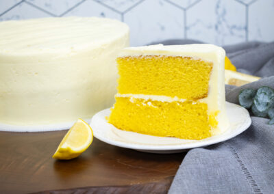 Lemon Cake with Lemon Icing