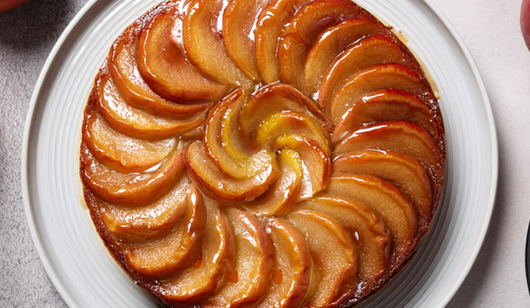 Upside Down Cake with Fuji Apples