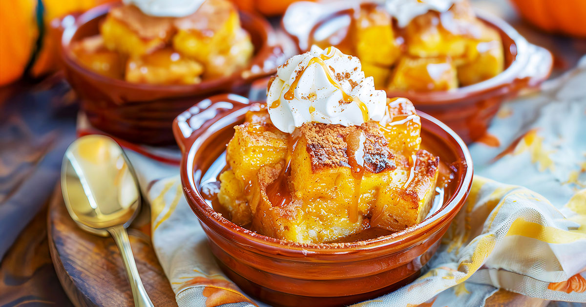 Pumpkin Bread Pudding