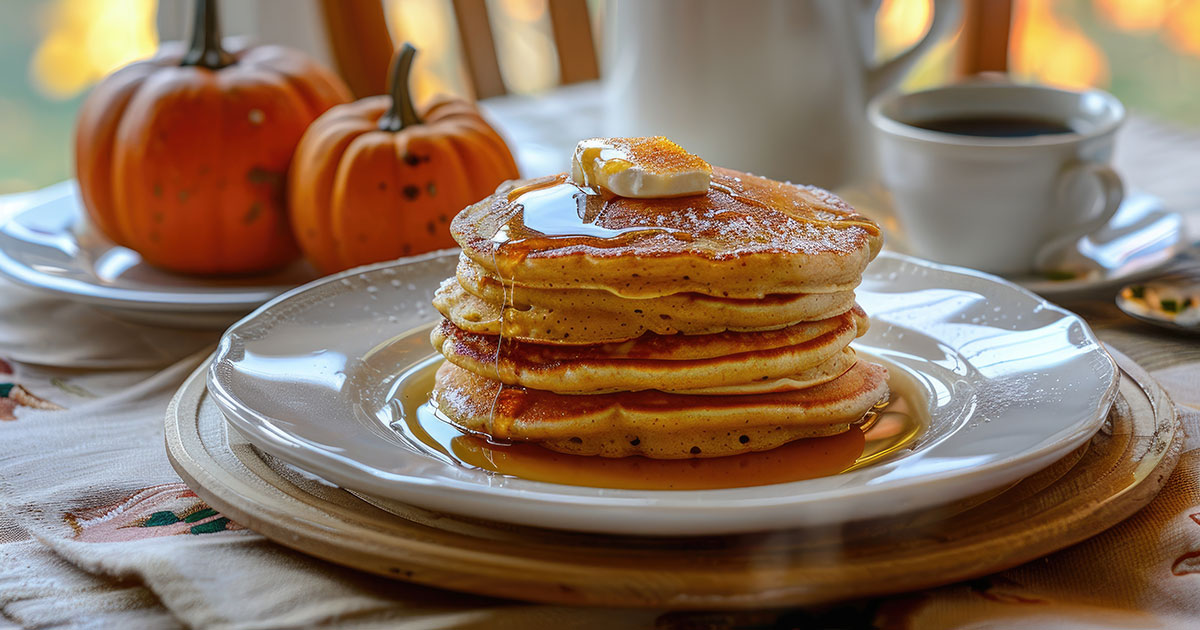 Spiced Pumpkin Pancakes